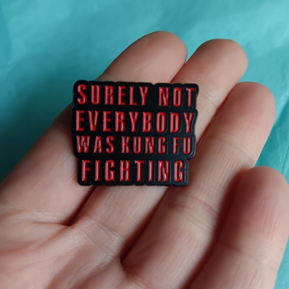 5/$10 Kung Fu Fighting Pin - Picture 3 of 3